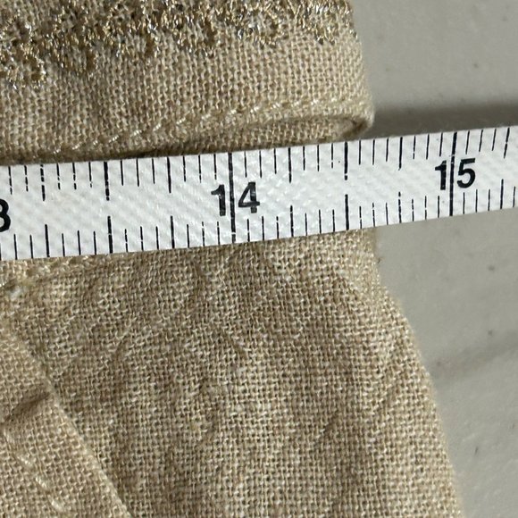 IB Diffusion Linen Blend Tan Casual Shorts Women's Size S GUC - Picture 11 of 12